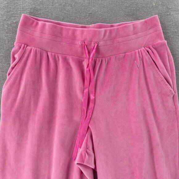 Victorias Secret L TRACKSUIT SET Full-zip Hoodie+jogger pant PINK VELOUR - Picture 8 of 16